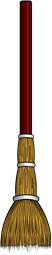 Broom (with  handle)