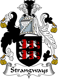 English Coat of Arms for the family Strangways