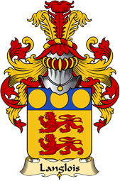 French Family Coat of Arms (v.23) for Langlois