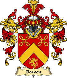 Welsh Family Coat of Arms (v.25) Bowen (of Pentre Ifan, Pembrokeshire)