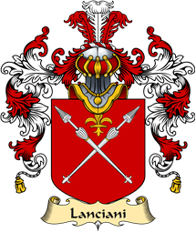 Italian Family Coat of Arms (v.25a) Lanciani