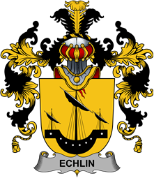 Irish Family Coat of Arms (v.25b) Echlin