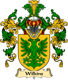 Welsh Family Coat of Arms (v.25) Wilkins (of Glamorgan)