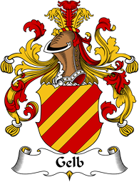 German Wappen Coat of Arms for Gelb