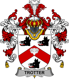 Irish Family Coat of Arms (v.25b) Trotter