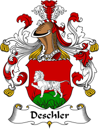 German Wappen Coat of Arms for Deschler