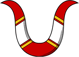 Horns-Chevron Cottised