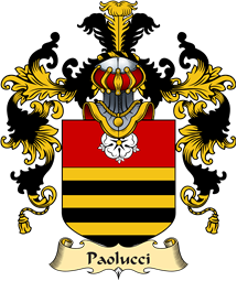 Italian Family Coat of Arms (v.25a) Paolucci