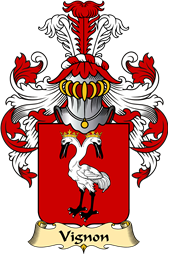 French Family Coat of Arms (v.23) for Vignon