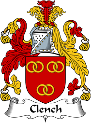 English Coat of Arms for the family Clench