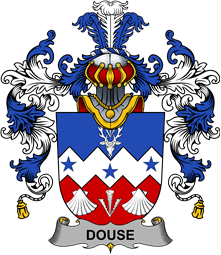 Irish Family Coat of Arms (v.25b) Douse or Dowse