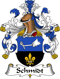 German Wappen Coat of Arms for Schmidt