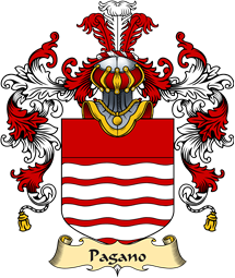 Italian Family Coat of Arms (v.25a) Pagano