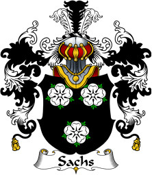 German Wappen Coat of Arms (v.25) Sachs