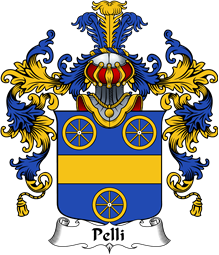 Italian Family Coat of Arms (v.25b) Pelli