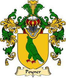 English Family Coat of Arms (v.25) Poyner
