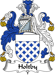 English Coat of Arms for the family Holtby
