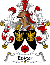 German Wappen Coat of Arms for Ediger