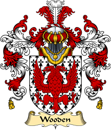English Family Coat of Arms (v.25) Wooden