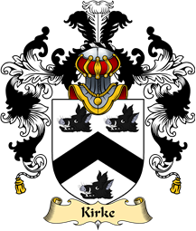 English Family Coat of Arms (v.25) Kirke