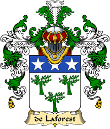French Family Coat of Arms (v.25) Forest (de la)