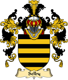 English Family Coat of Arms (v.25) Selby