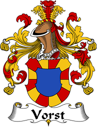 German Wappen Coat of Arms for Vorst