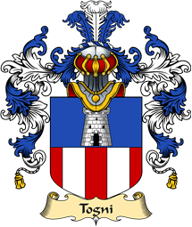 Italian Family Coat of Arms (v.25a) Togni