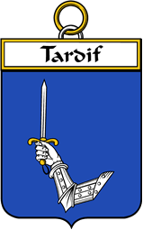French Coat of Arms Badge for Tardif