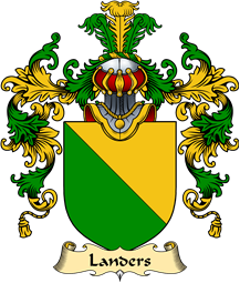 English Family Coat of Arms (v.25) Lander (s)