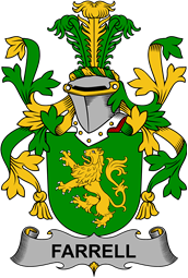 Irish Coat of Arms for Farrell or O