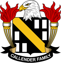 Coat of arms used by the Callender family in the United States of America