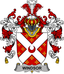 Irish Family Coat of Arms (v.25b) Windsor