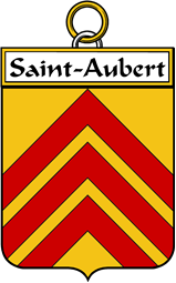 French Coat of Arms Badge for Saint-Aubert