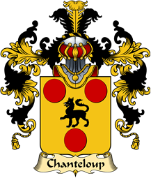 French Family Coat of Arms (v.25) Chanteloup