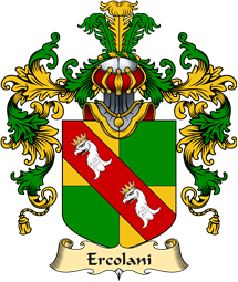 Italian Family Coat of Arms (v.25a) Ercolani