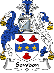 English Coat of Arms for the family Sowdon