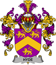 Irish Family Coat of Arms (v.25b) Hyde