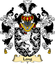 Irish Family Coat of Arms (v.25a) Long or Longe