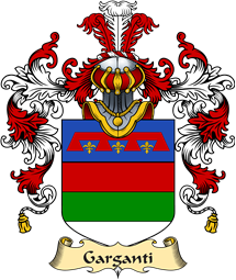 Italian Family Coat of Arms (v.25a) Garganti