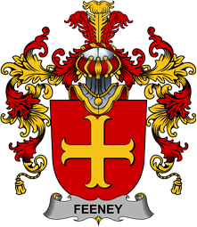 Irish Family Coat of Arms (v.25b) Feeney or O