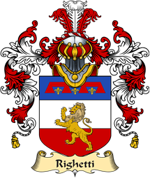 Italian Family Coat of Arms (v.25a) Righetti