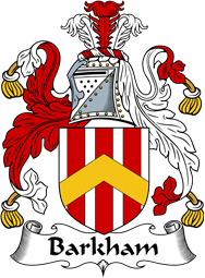 English Coat of Arms for the family Barkham