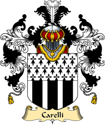Italian Family Coat of Arms (v.25a) Carelli