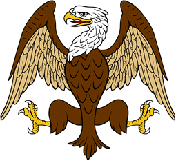 Eagle Displayed Wings Inverted