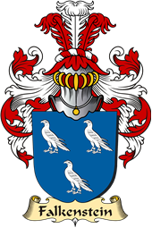 v.23 Coat of Family Arms from Germany for Falkenstein