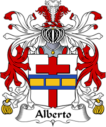 Italian Coat of Arms for Alberto