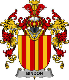 Irish Family Coat of Arms (v.25b) Bindon