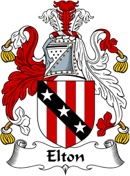 English Coat of Arms for the family Elton
