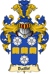 French Family Coat of Arms (v.23) for Baillif
